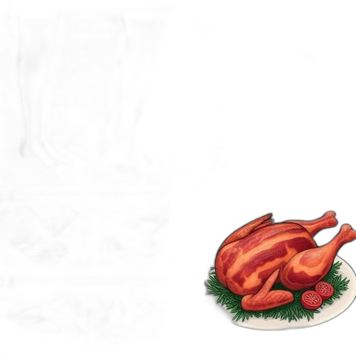 food, dragon, animal, creature, concept art, photorealistic, 3d render, pixel art transparent PNG cut-out