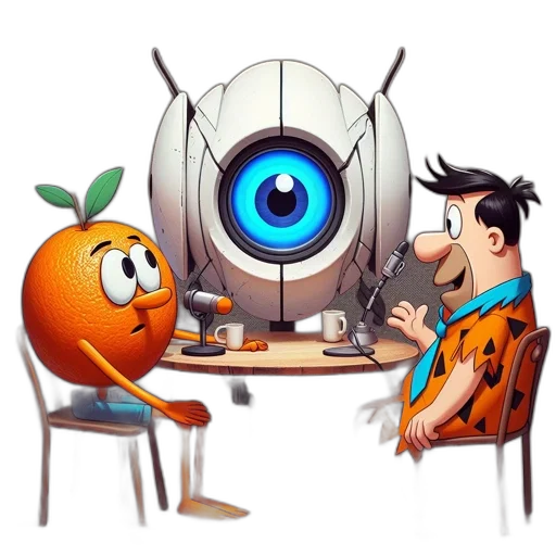 robot, furniture, food, concept art, 3d render, cartoon, pixel art, three transparent PNG cut-out