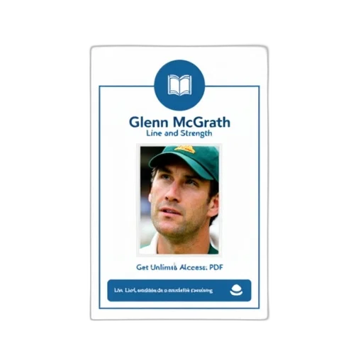 second, image, promotional, poster, book, titled, glenn, mcgrath transparent PNG cut-out
