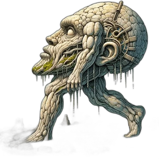 mask, creature, face, robot, concept art, fantasy art, 3d render, comic book art transparent PNG cut-out
