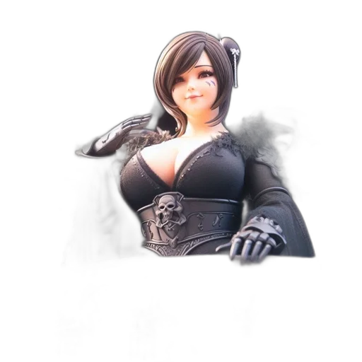 weapon, staff, dress, jacket, 3d render, concept art, fantasy art, photorealistic transparent PNG cut-out