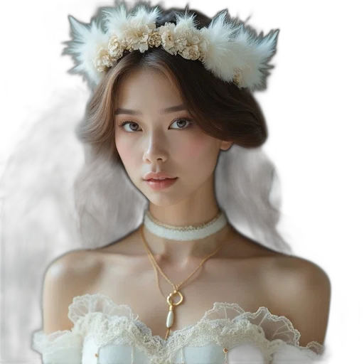 crown, jewelry, face, mask, photorealistic, oil painting, fantasy art, 3d render transparent PNG cut-out