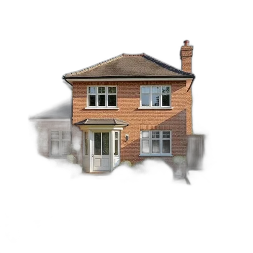 building, 3d render, photorealistic, bedrooms transparent PNG cut-out