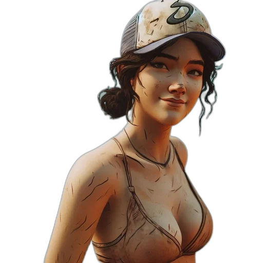 hat, face, dress, staff, concept art, comic book art, fantasy art, photorealistic transparent PNG cut-out
