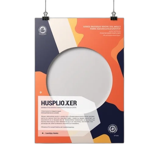flyer, template, design, geometric transparent PNG cut-out