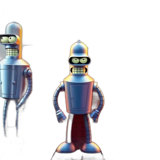 robot, concept art, 3d render, pixel art, cartoon, outer space, three, illustrations transparent PNG cut-out