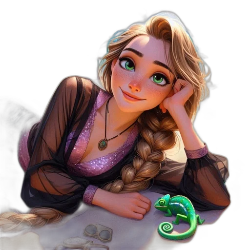 jewelry, dress, face, staff, fantasy art, concept art, photorealistic, cartoon transparent PNG cut-out