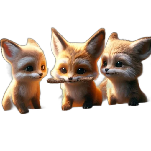animal, staff, 3d render, concept art, fantasy art, photorealistic, golden, three transparent PNG cut-out