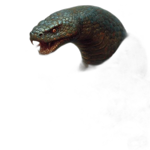 creature, dragon, animal, face, concept art, photorealistic, 3d render, fantasy art transparent PNG cut-out