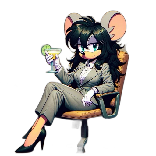 staff, furniture, animal, jacket, pixel art, cartoon, concept art, anime transparent PNG cut-out