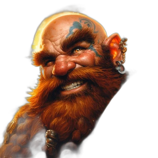 face, staff, mask, concept art, fantasy art, photorealistic, 3d render, dwarf-like transparent PNG cut-out
