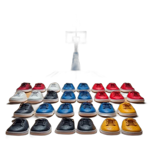 shoes, blue, colorful, monochrome, collection, various, colored, sneakers transparent PNG cut-out