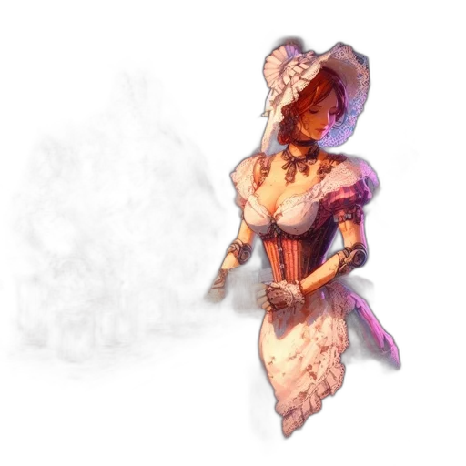 staff, dress, dragon, mask, concept art, fantasy art, pixel art, 3d render transparent PNG cut-out