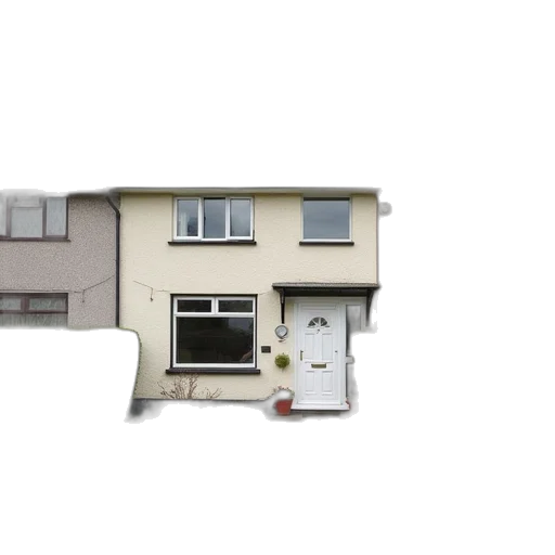 building, 3d render, photorealistic, bedrooms, terraced, house, sale, oakwood transparent PNG cut-out
