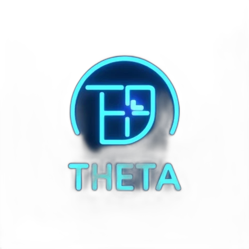 3d render, vaporwave, pixel art, concept art, blue, stylized, logo, neon transparent PNG cut-out