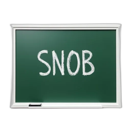 snow, green, chalkboard, word, snob, written, white, chalk transparent PNG cut-out