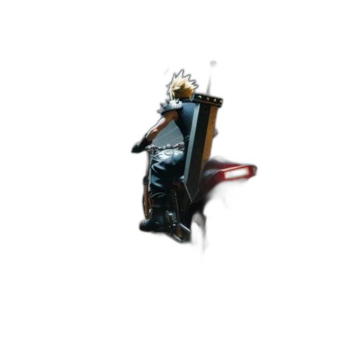 robot, staff, weapon, umbrella, 3d render, concept art, cyberpunk, industrial transparent PNG cut-out