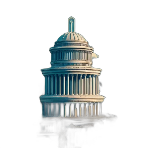 building, crown, 3d render, concept art, photorealistic, classical, domed, structure transparent PNG cut-out