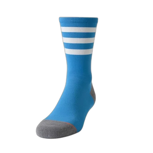 shoes, 3d render, blue, close-up, image, single, sock, white transparent PNG cut-out