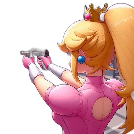weapon, crown, staff, vaporwave, concept art, cartoon, pixel art, animated transparent PNG cut-out