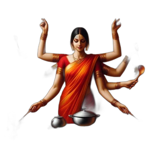staff, concept art, pixel art, fantasy art, 3d render, indian, woman, portrayed transparent PNG cut-out