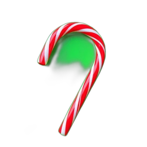 staff, weapon, 3d render, red, white, striped, candy, cane transparent PNG cut-out