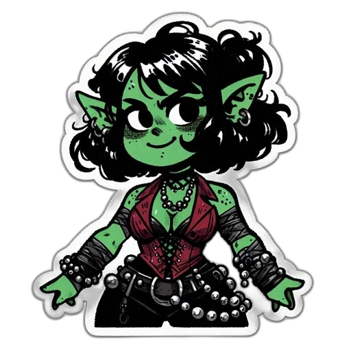 pixel art, fantasy art, concept art, comic book art, green, animated, character, skin transparent PNG cut-out