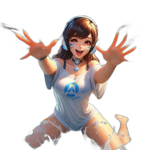 dress, robot, face, weapon, anime, concept art, fantasy art, pixel art transparent PNG cut-out