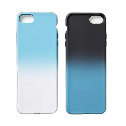 blue, pastel, monochrome, colorful, set, four, smartphone, cases transparent PNG cut-out