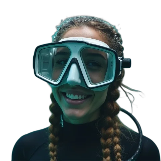 mask, staff, face, creature transparent PNG cut-out
