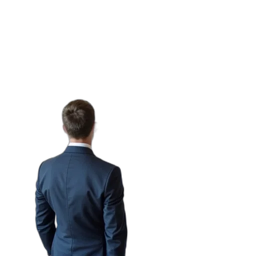 staff, jacket, robot, face transparent PNG cut-out
