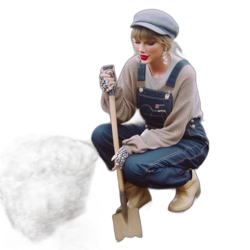 staff, hat, photorealistic, concept art, 3d render, snow, rural, setting transparent PNG cut-out