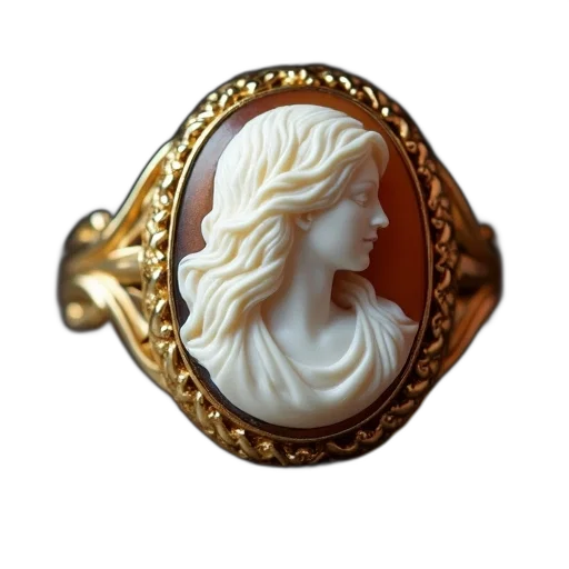 jewelry, crown, 3d render, photorealistic, close-up, image, ring, cameo transparent PNG cut-out