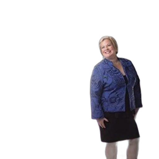 jacket, dress, staff, umbrella, 3d render, photorealistic, blue, power transparent PNG cut-out