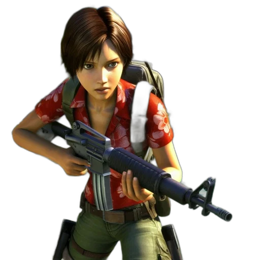 weapon, staff, jacket, concept art, 3d render, photorealistic, comic book art, animated transparent PNG cut-out
