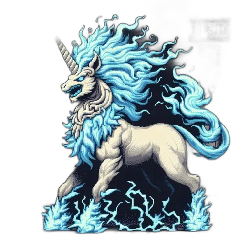 dragon, creature, staff, animal, concept art, fantasy art, vaporwave, pixel art transparent PNG cut-out