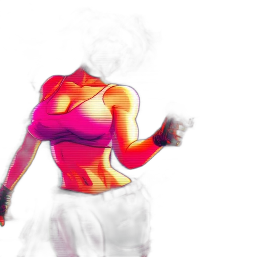 dress, weapon, jacket, robot, 3d render, concept art, vaporwave, pixel art transparent PNG cut-out