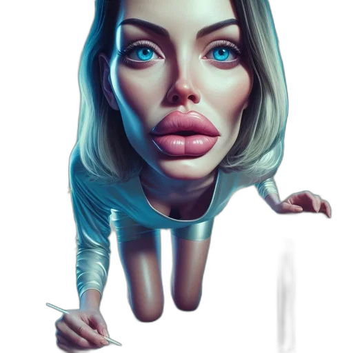 face, mask, robot, creature, concept art, fantasy art, comic book art, photorealistic transparent PNG cut-out