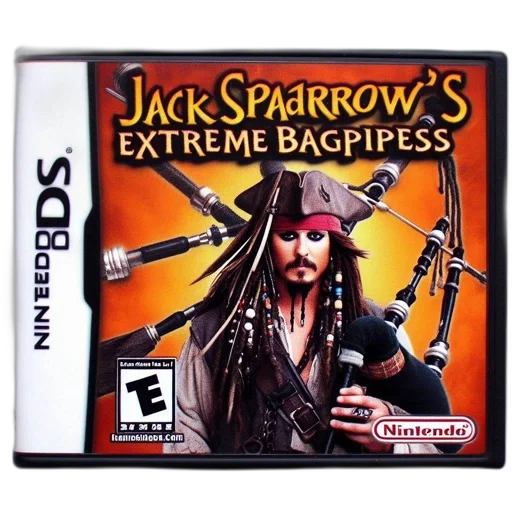nintendo, video, game, called, jack, sparrow, extreme, bagpipess transparent PNG cut-out
