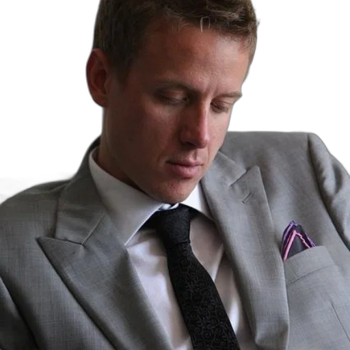 staff, jacket, face, photorealistic, man, gray, suit, black transparent PNG cut-out