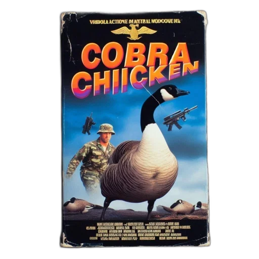 animal, vhs, cover, cobra, chicken, large, goose, featured transparent PNG cut-out