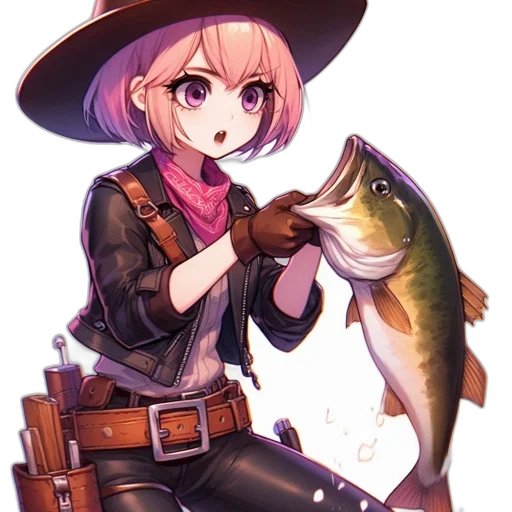 weapon, staff, food, animal, watercolor, anime, fantasy art, concept art transparent PNG cut-out