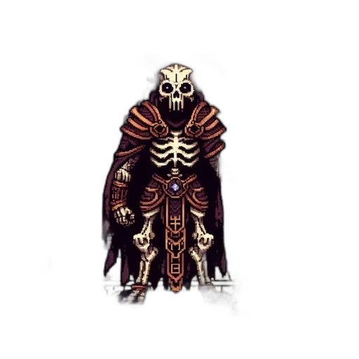 mask, staff, creature, jacket, concept art, pixel art, fantasy art, comic book art transparent PNG cut-out