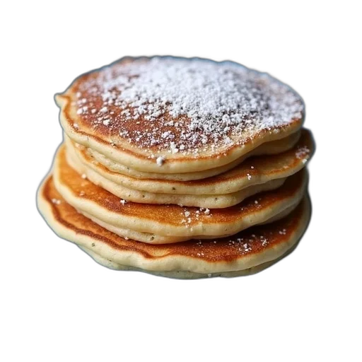 food, jacket, hat, photorealistic, 3d render, sourdough, pancakes, recipe transparent PNG cut-out
