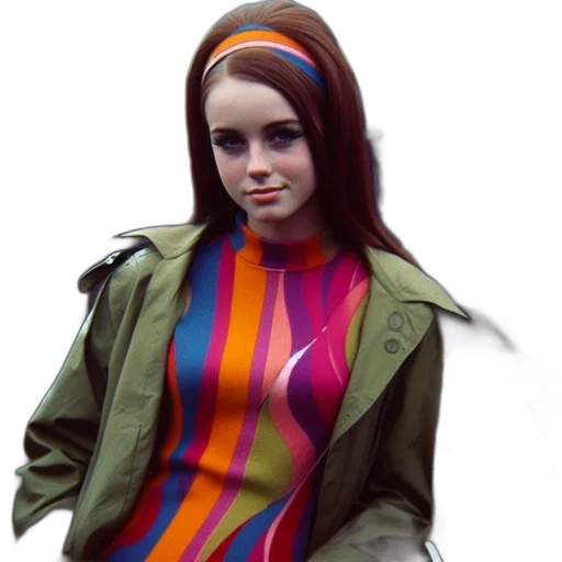 jacket, dress, face, hair, photorealistic, 3d render, concept art, fantasy art transparent PNG cut-out