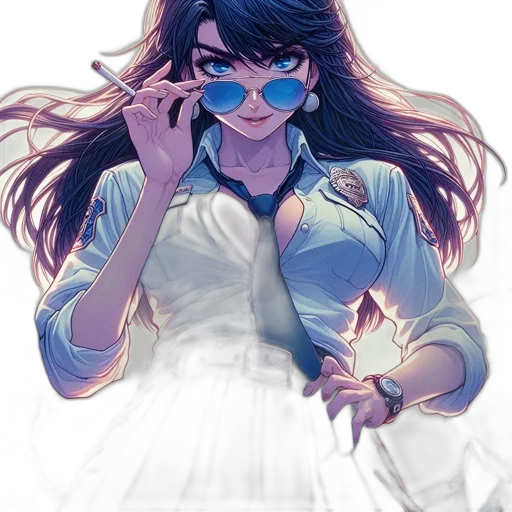 dress, face, jacket, jewelry, anime, vaporwave, concept art, pixel art transparent PNG cut-out