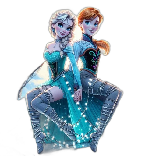 concept art, comic book art, fantasy art, pixel art, underwater, neon lights, snow, outer space transparent PNG cut-out