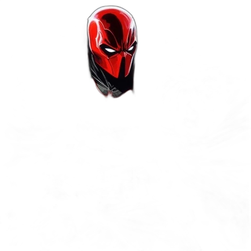 mask, robot, weapon, face, concept art, comic book art, 3d render, photorealistic transparent PNG cut-out