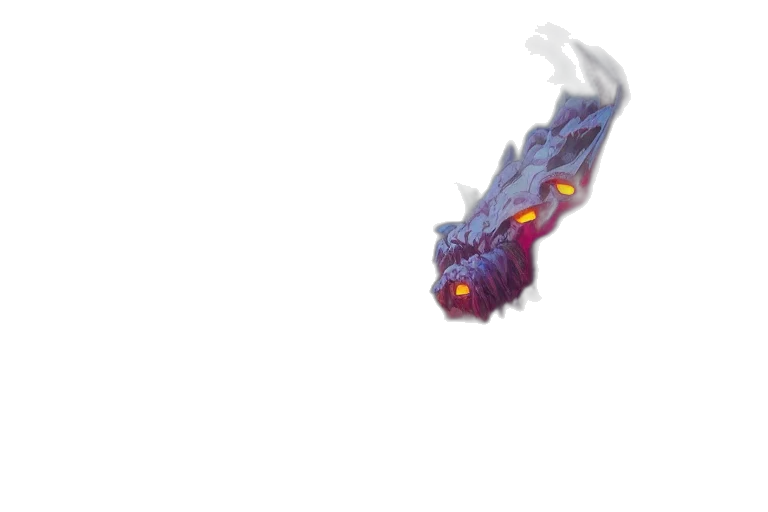 dragon, weapon, staff, creature transparent PNG cut-out