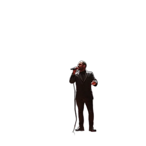 staff, robot, jacket, creature, concept art, pixel art, 3d render, cartoon transparent PNG cut-out